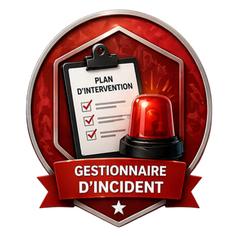 Badge Gestionnaire d'incident